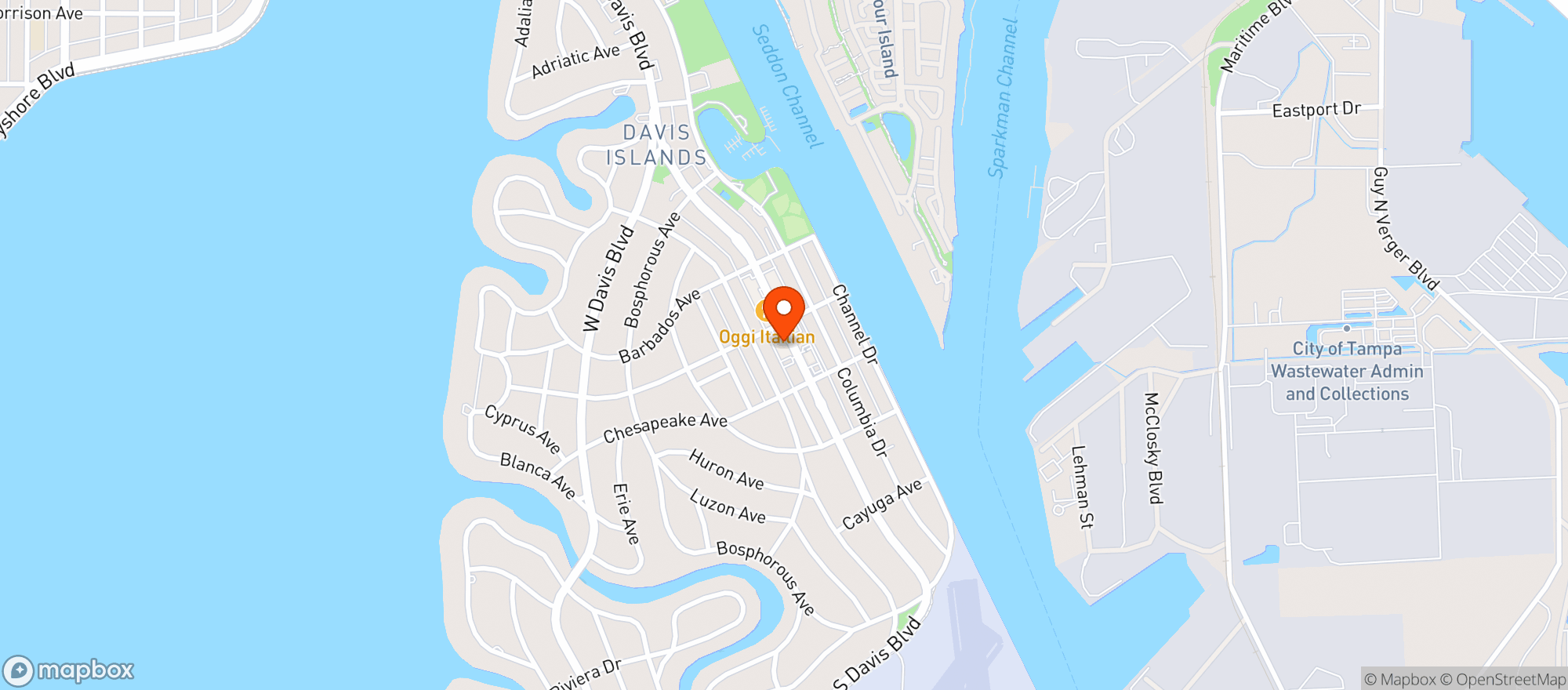 Map showing Anchor Bar