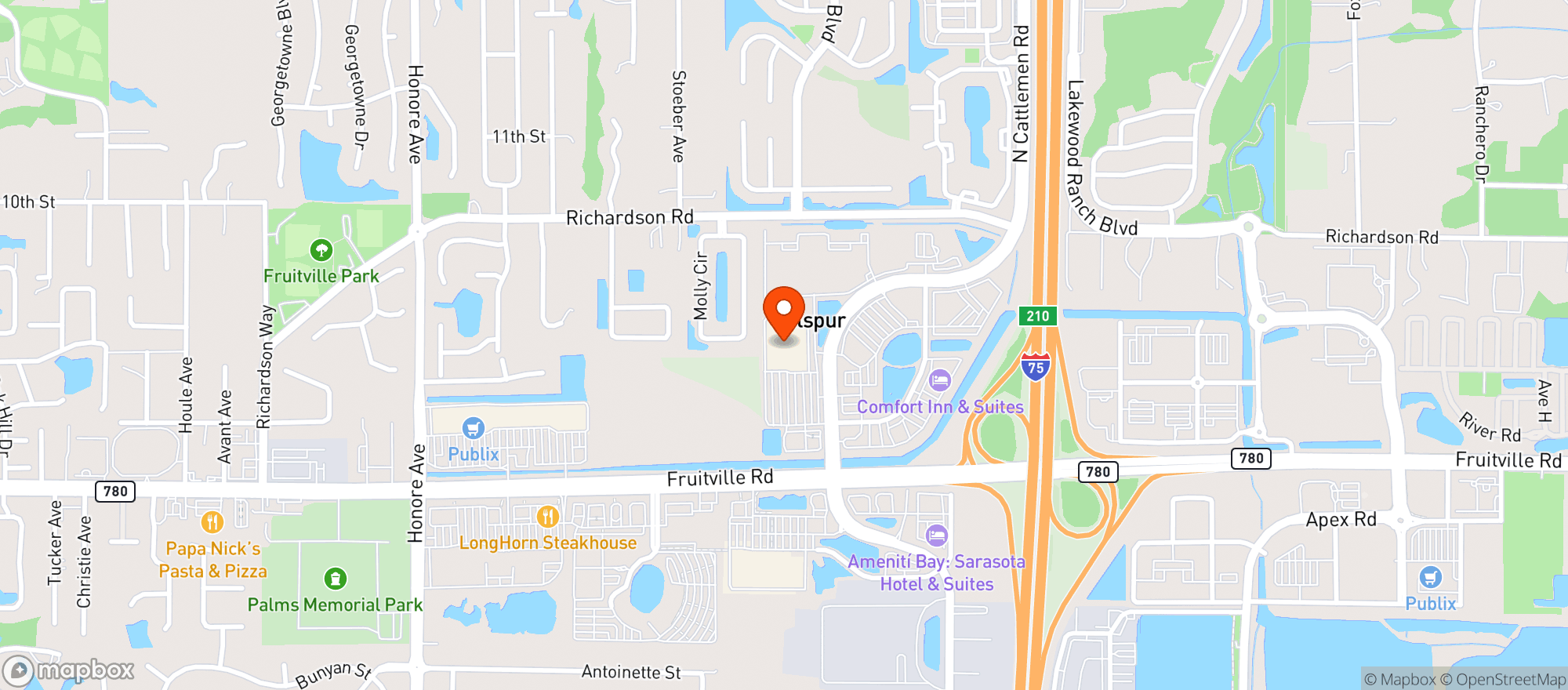Map showing Sams Club #4772