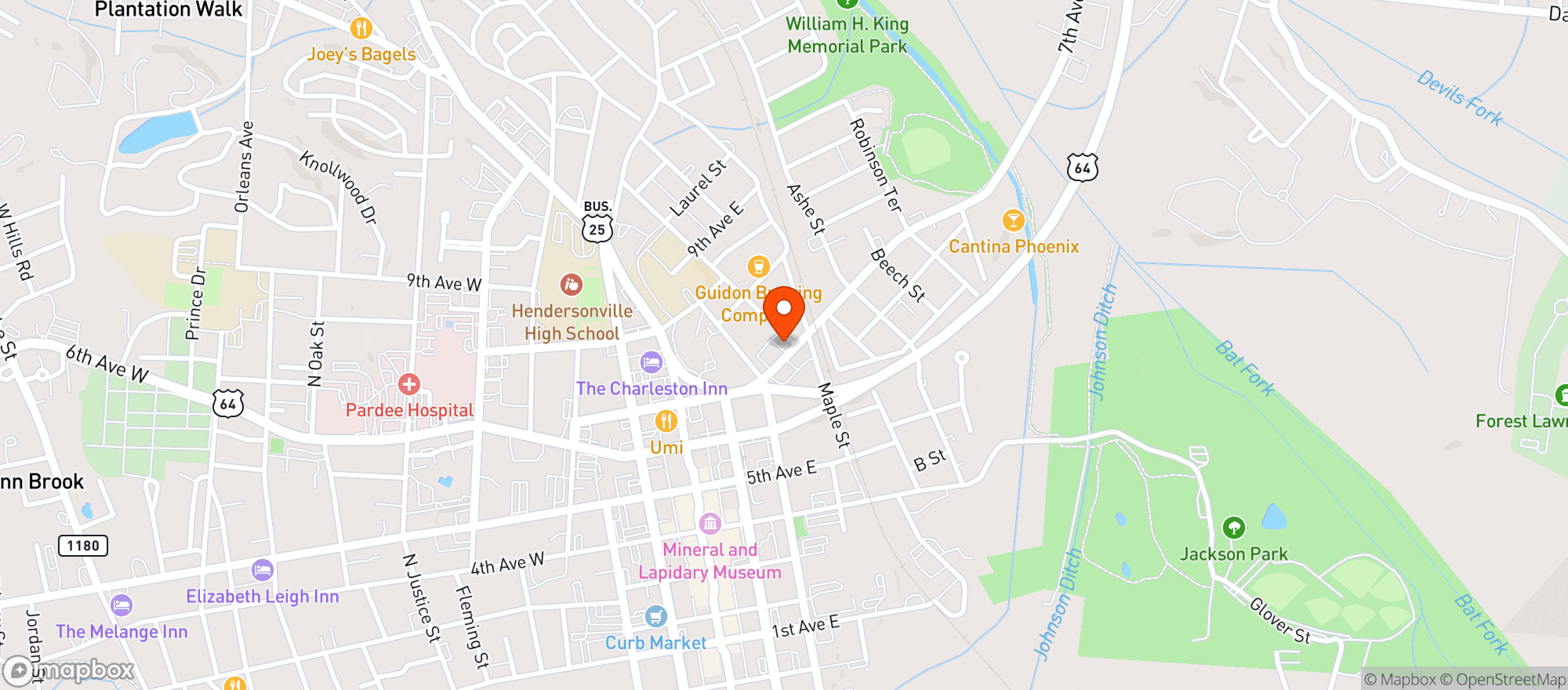 Map showing Hearth And Herron #0