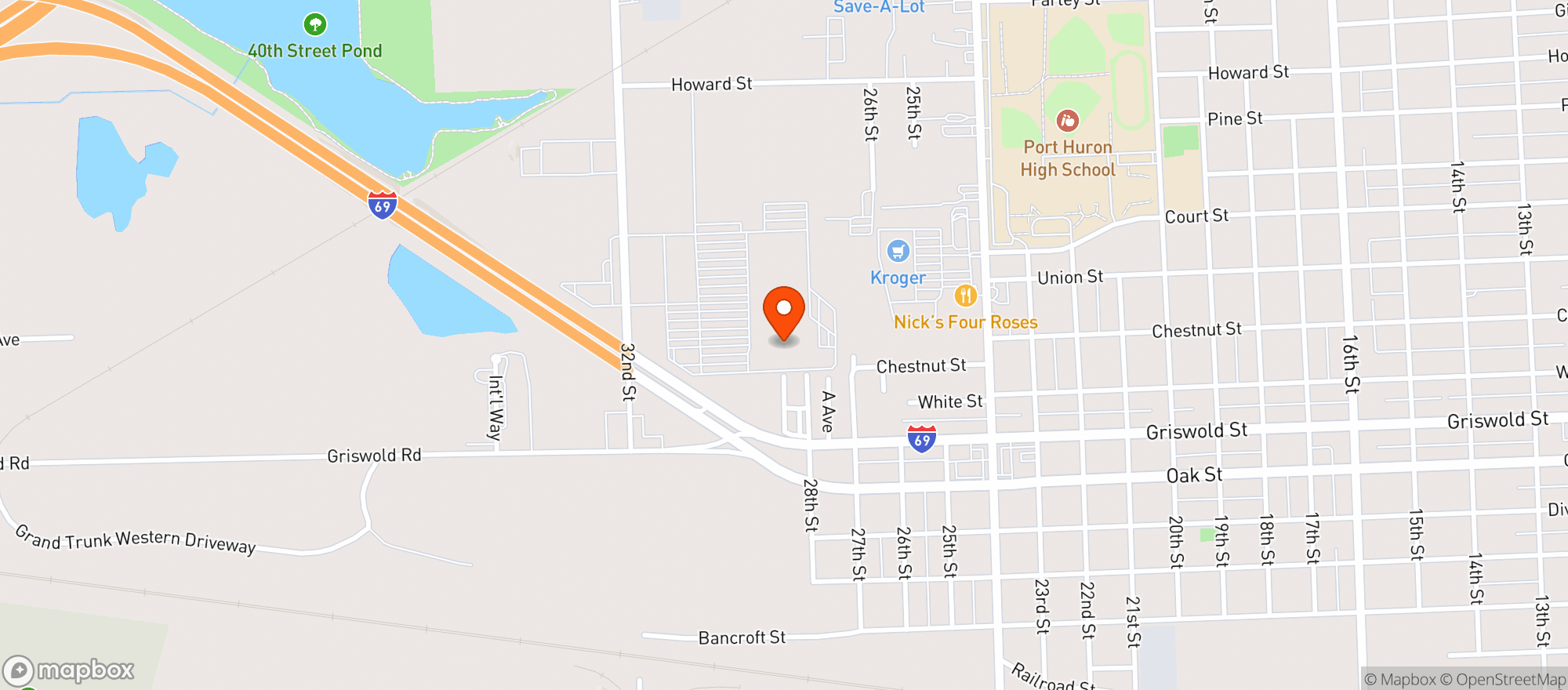 Map showing Sams Club #6660