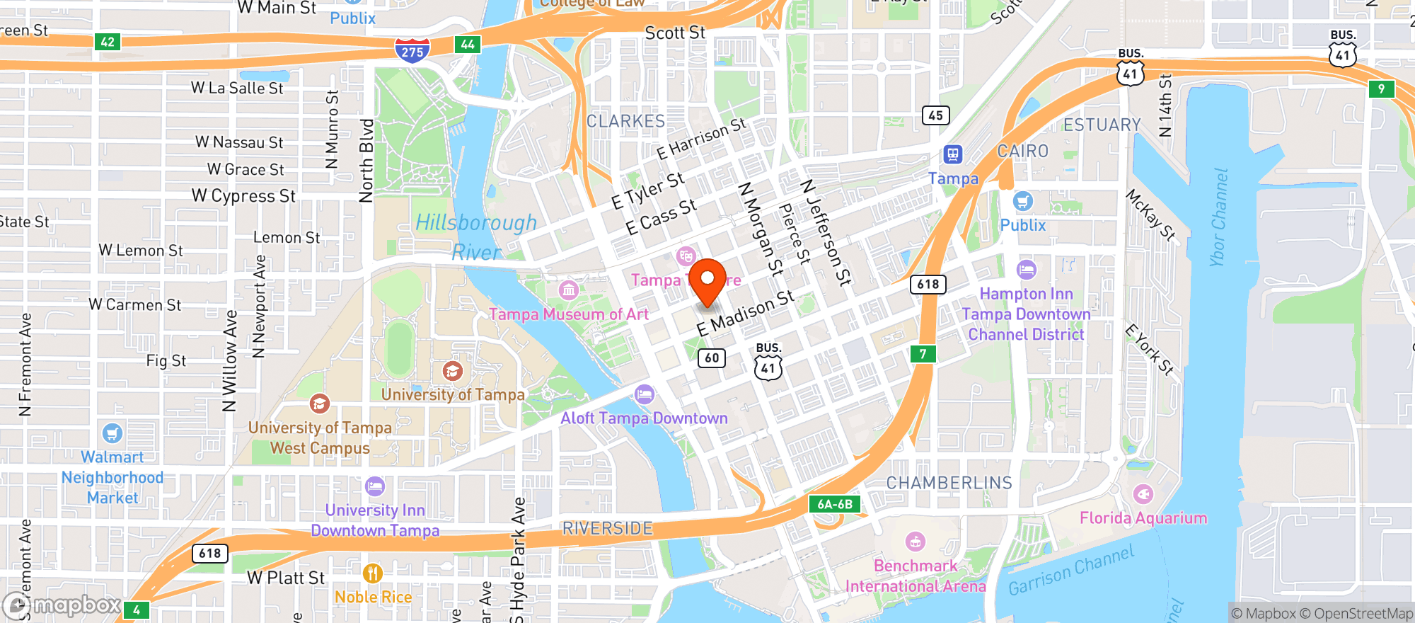 Map showing 511 Franklin