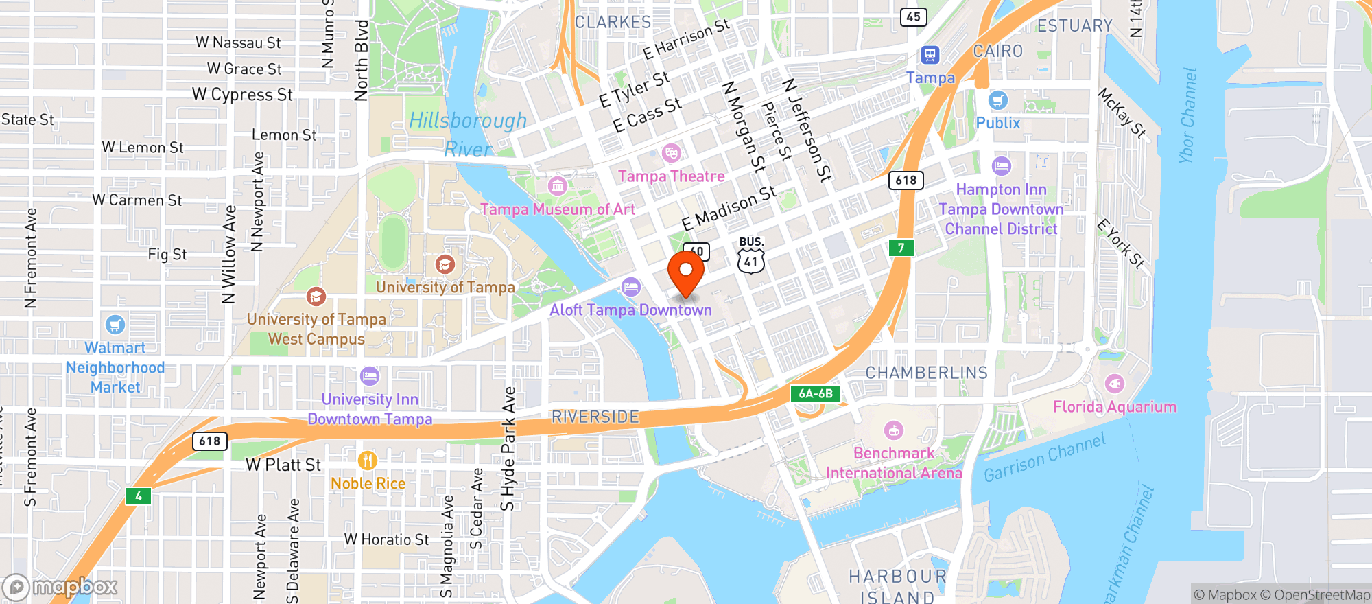 Map showing Devitos Italian Specialties