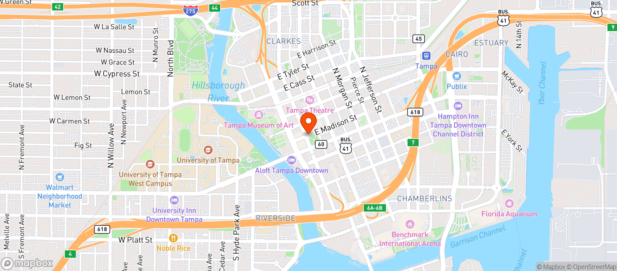 Map showing Urban Cantina