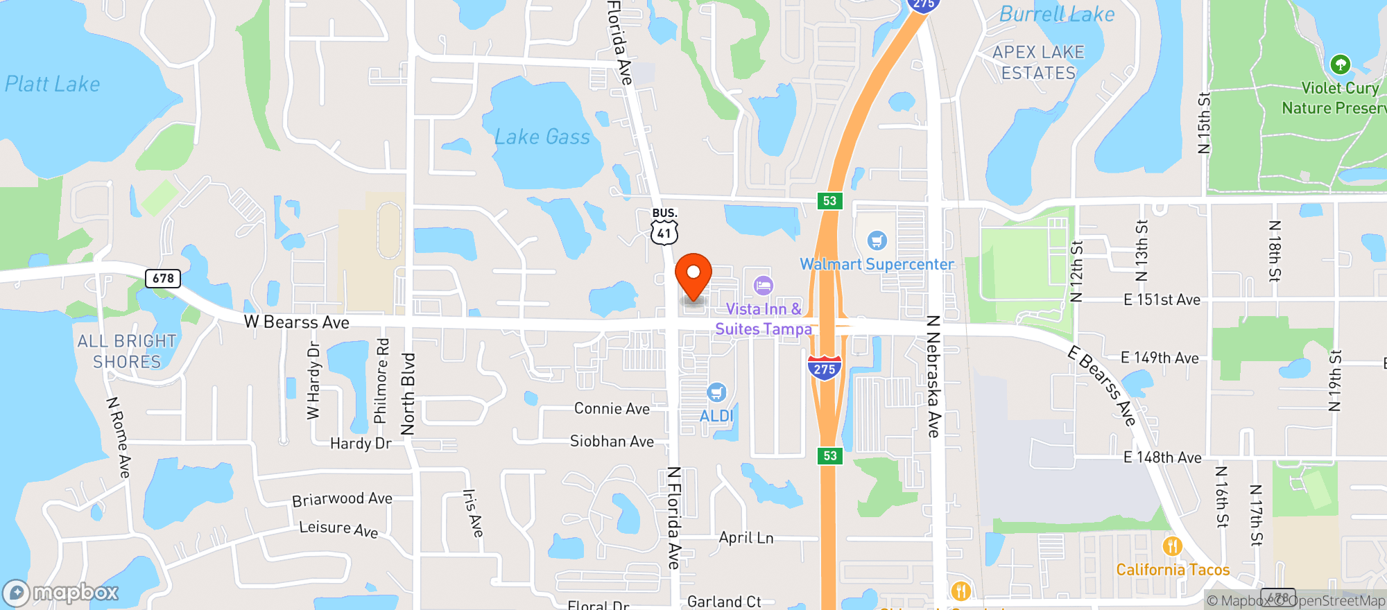 Map showing Emanuel Marathon Of Bears