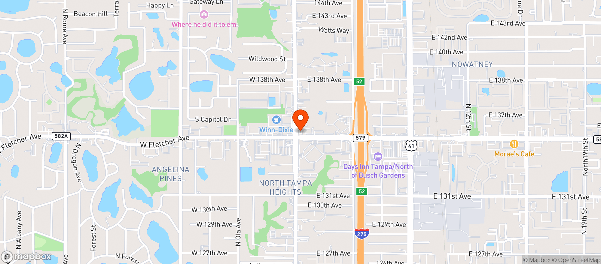 Map showing (c)florida Chevron