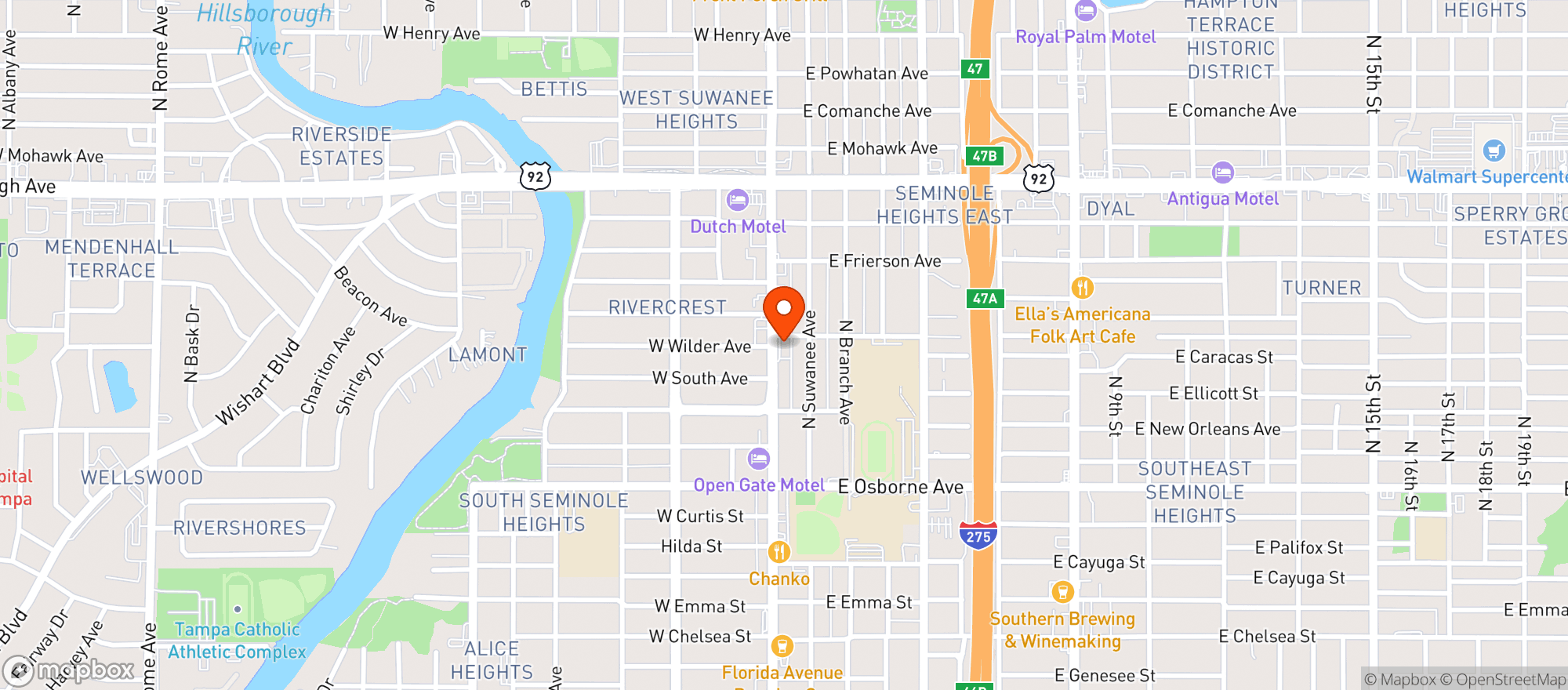 Map showing Common Dialect Beerworks