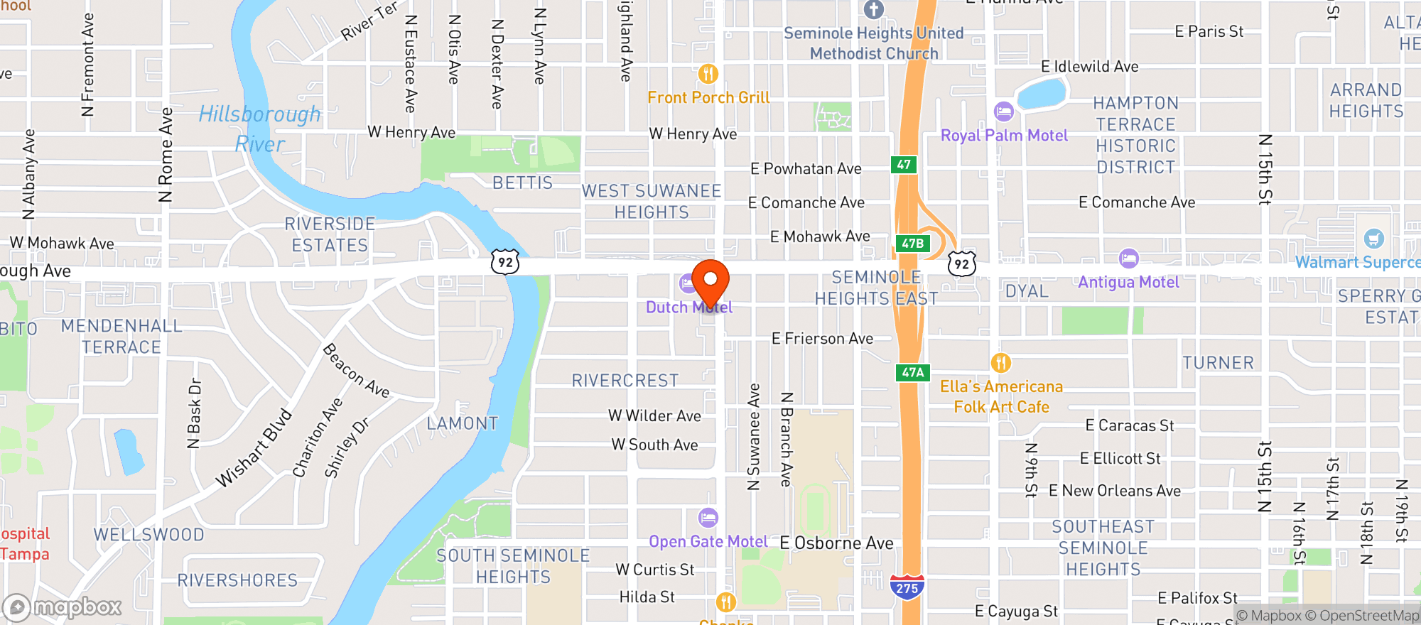 Map showing Grassroots Kava House-29734