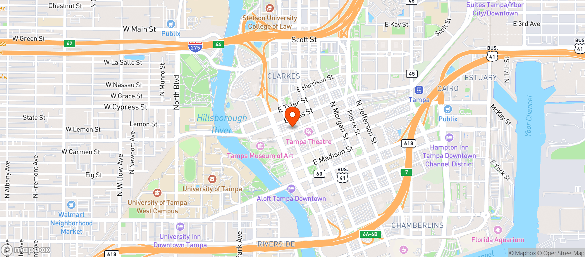 Map showing Duckweed Urban Grocery