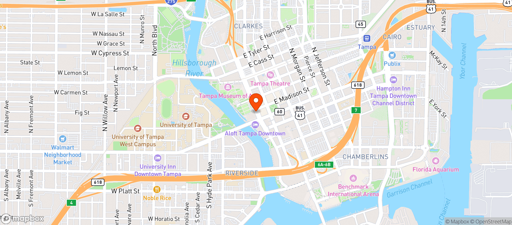 Map showing Malios Prime Steakhouse