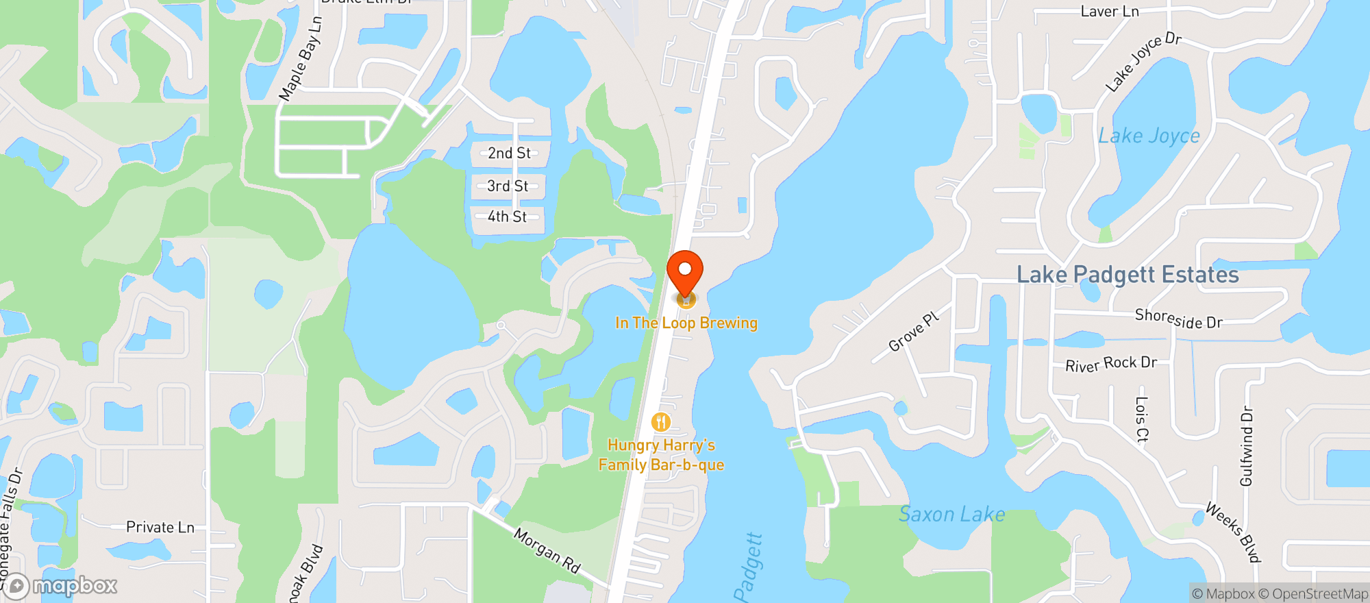 Map showing In The Loop Brewing