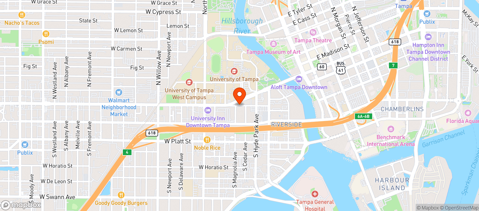 Map showing The Pantry