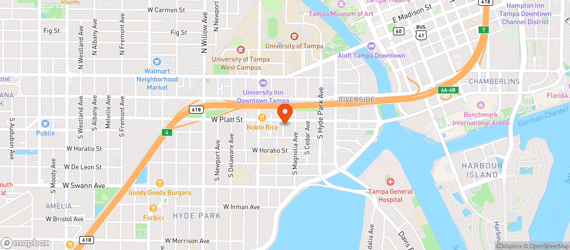Map showing So Ho Gourmet Mart