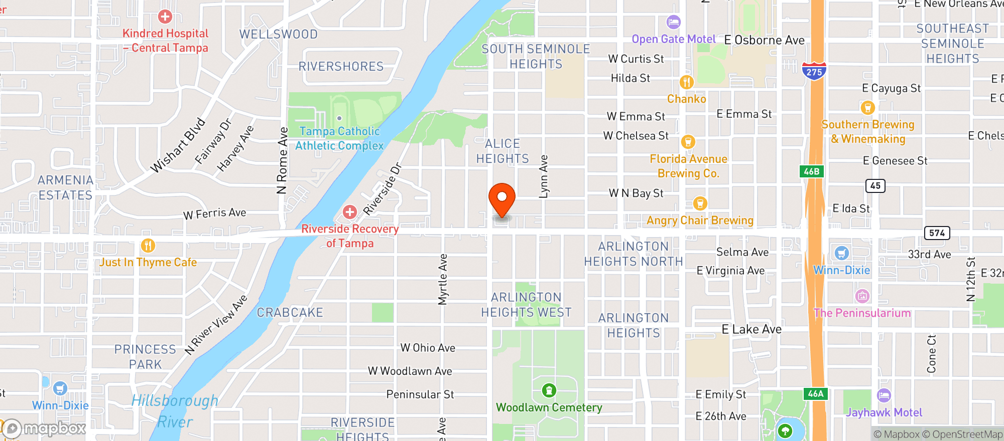Map showing Cvs Pharmacy #3650