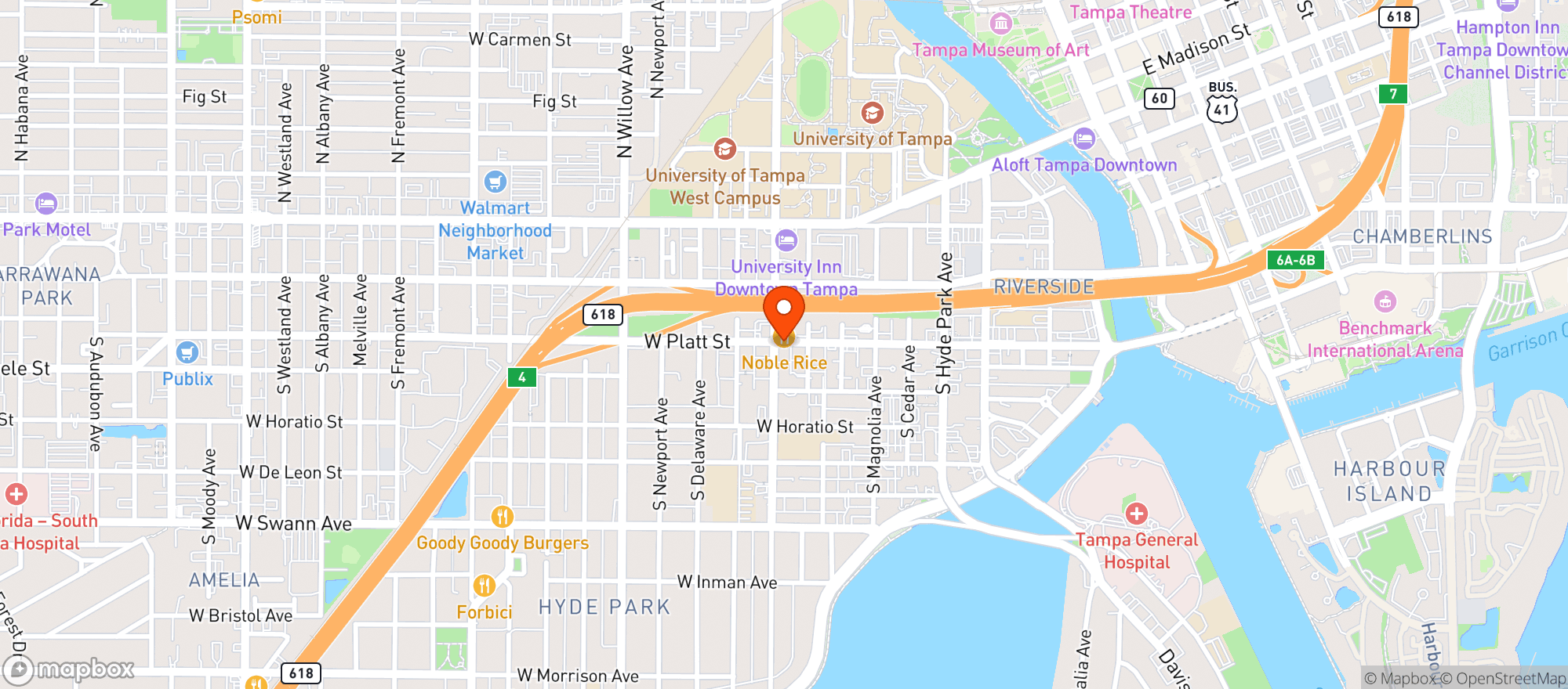 Map showing Market & Deli
