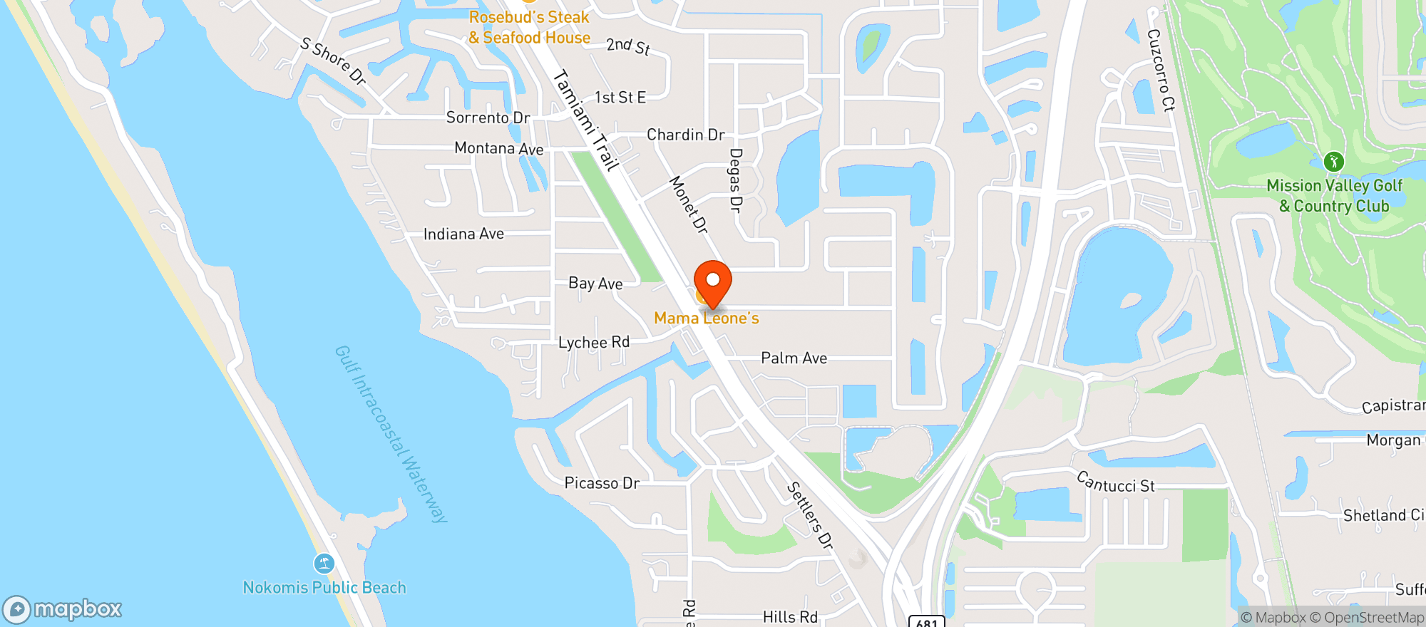 Map showing Discount Liquor