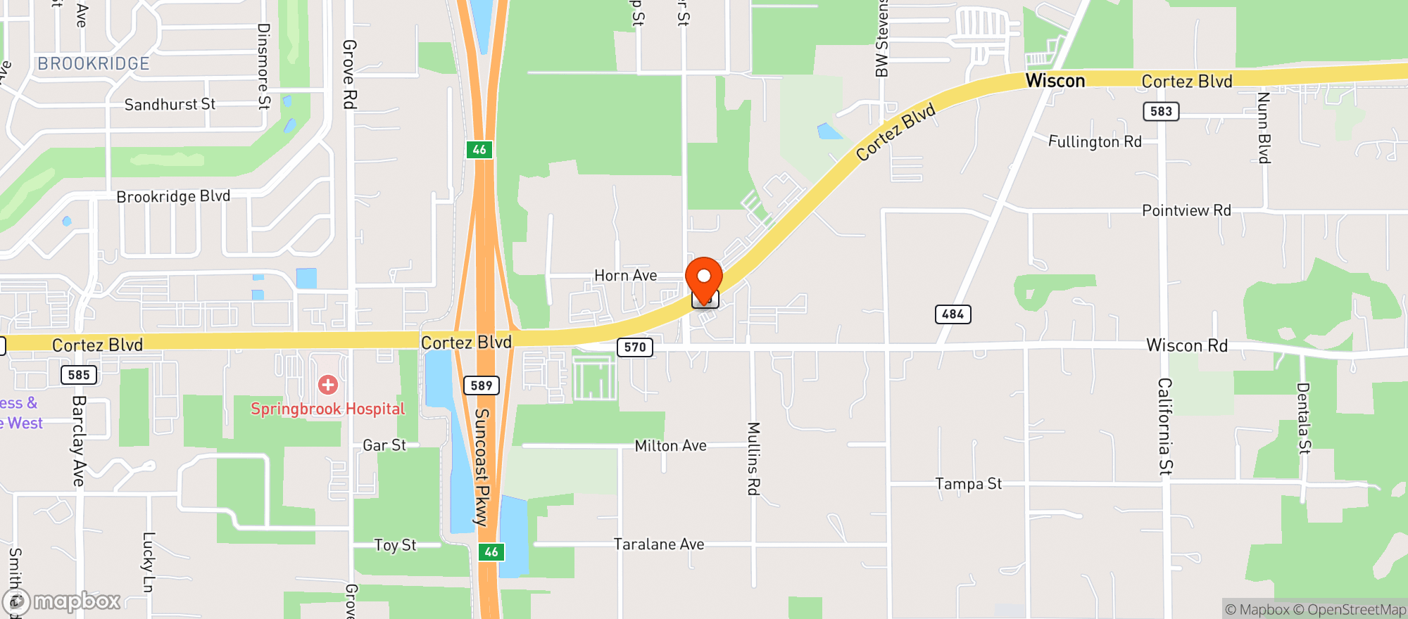 Map showing 7 ELEVEN