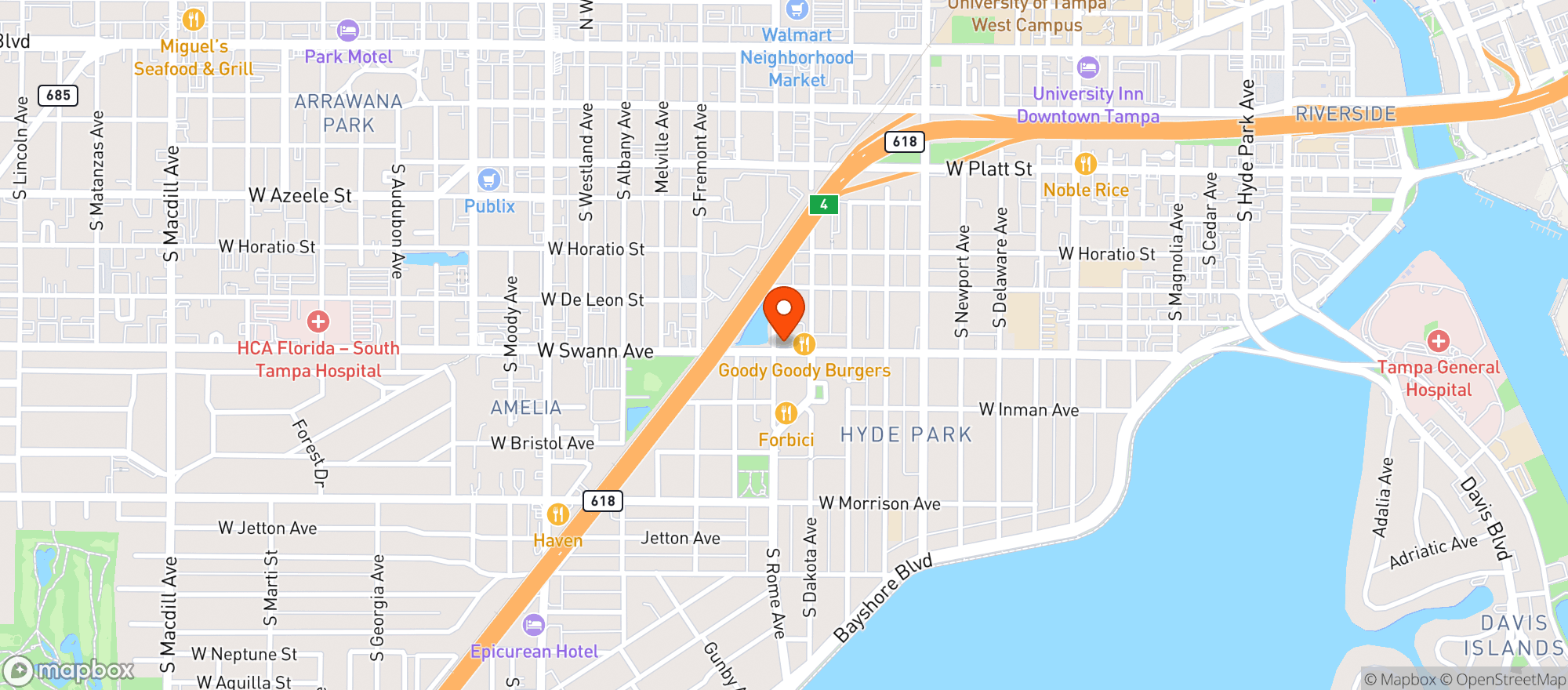 Map showing Irish 31 Pub & Eatery
