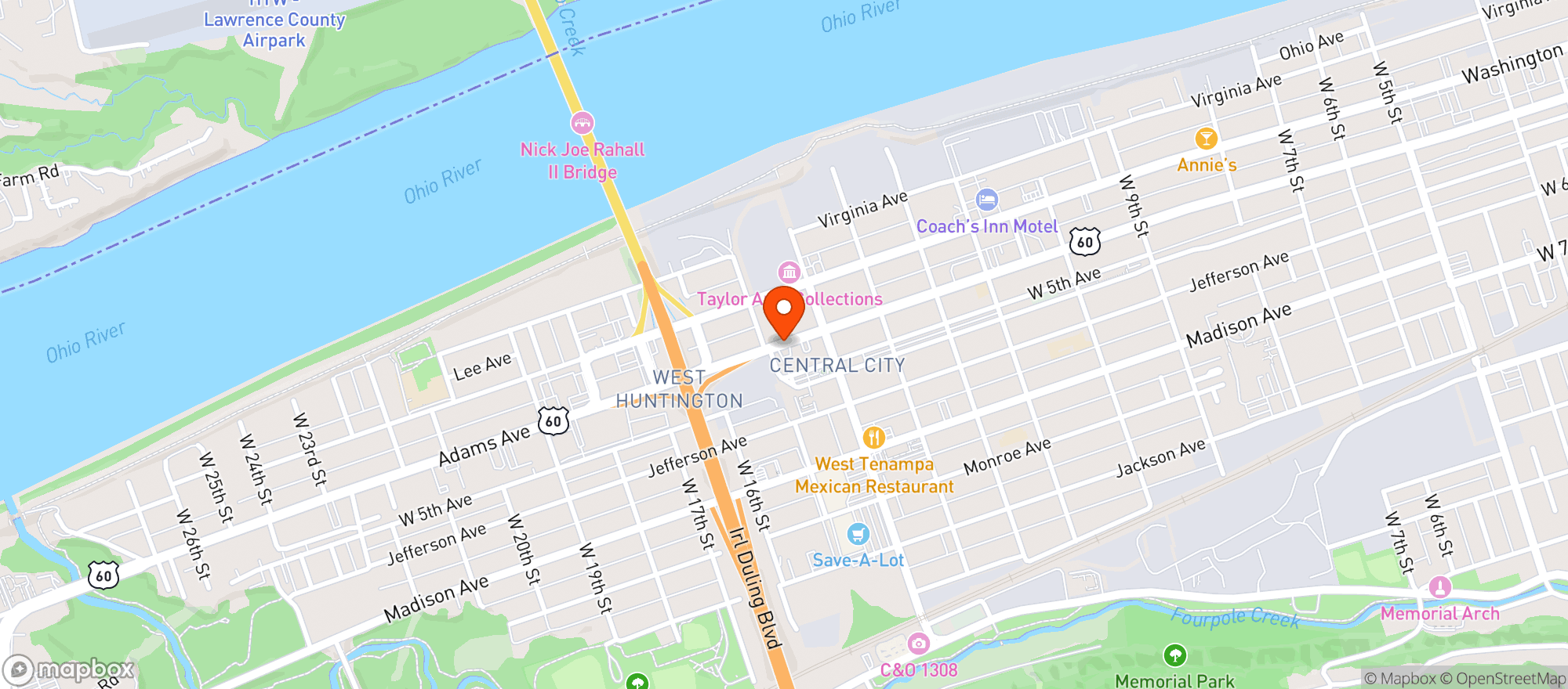 Map showing Classic Liquors & Luck Draw