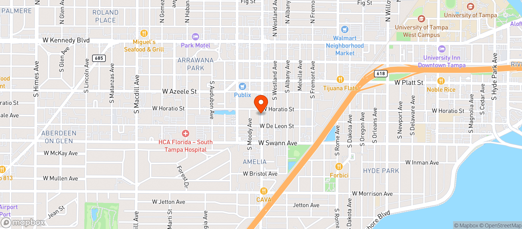 Map showing Gnc