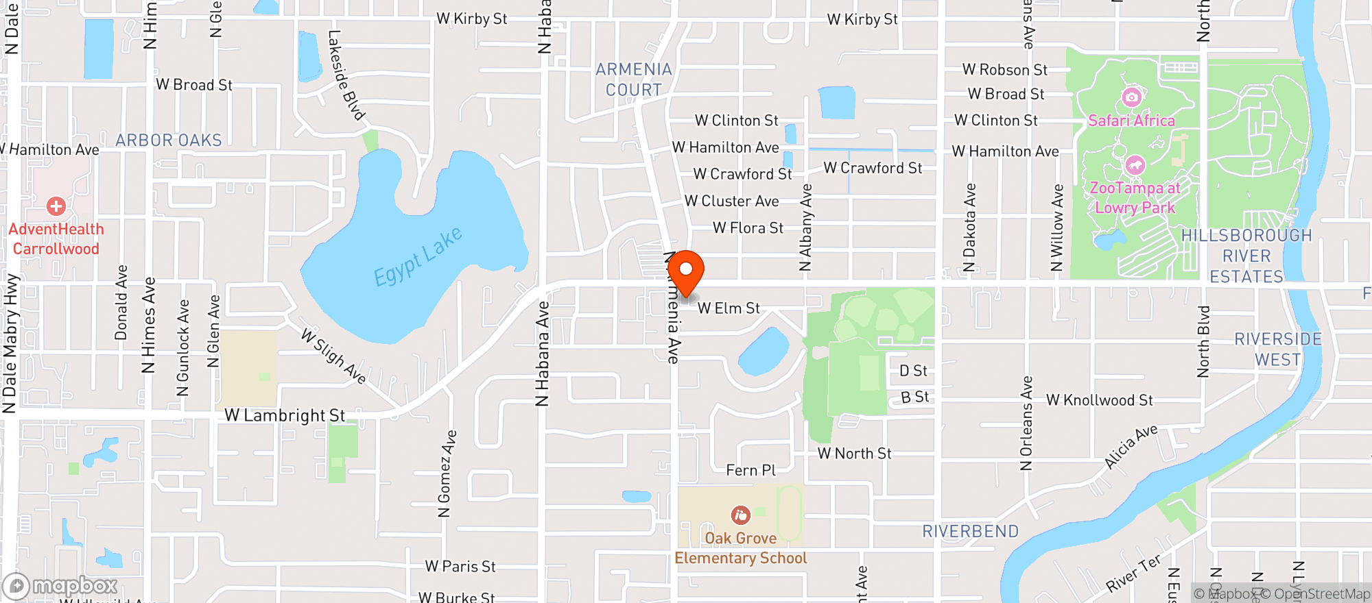 Map showing Quik Pick