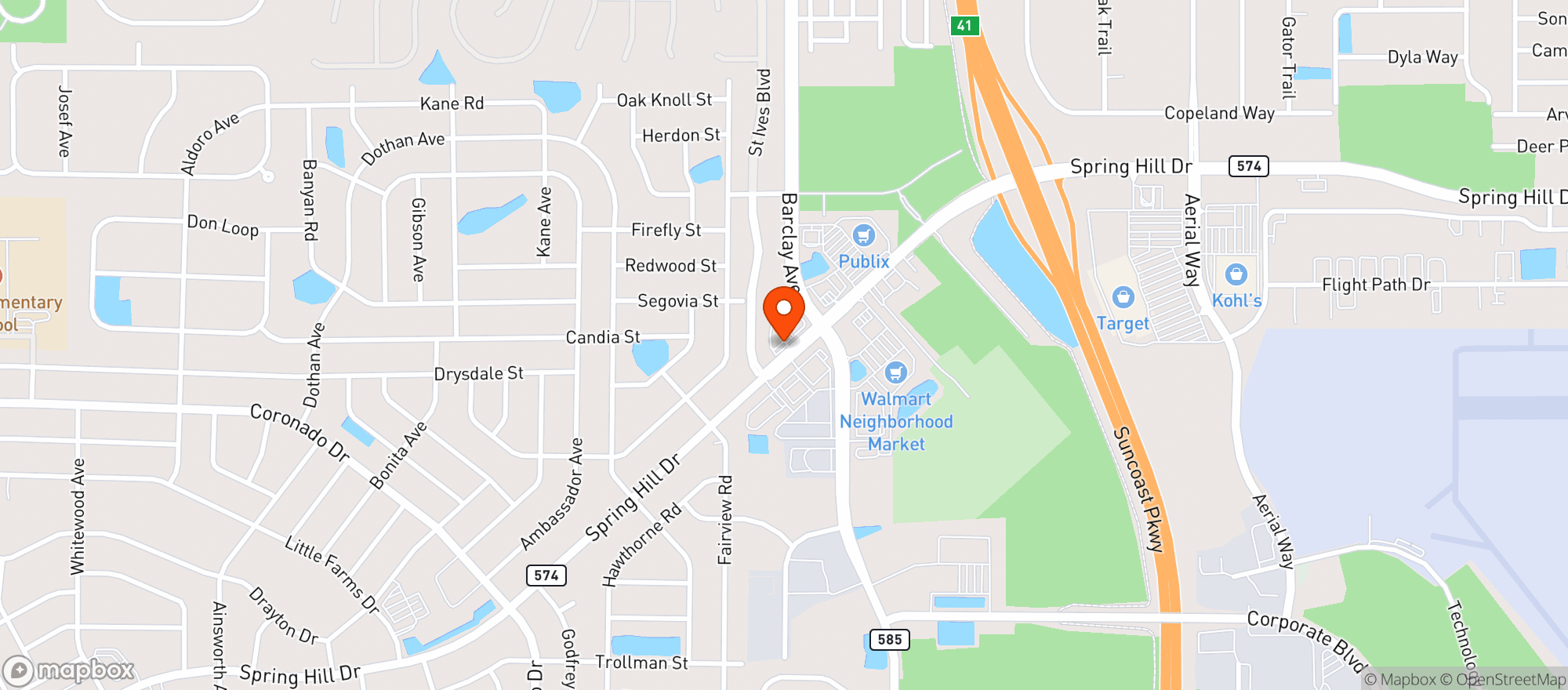 Map showing Tidal Brewing Company