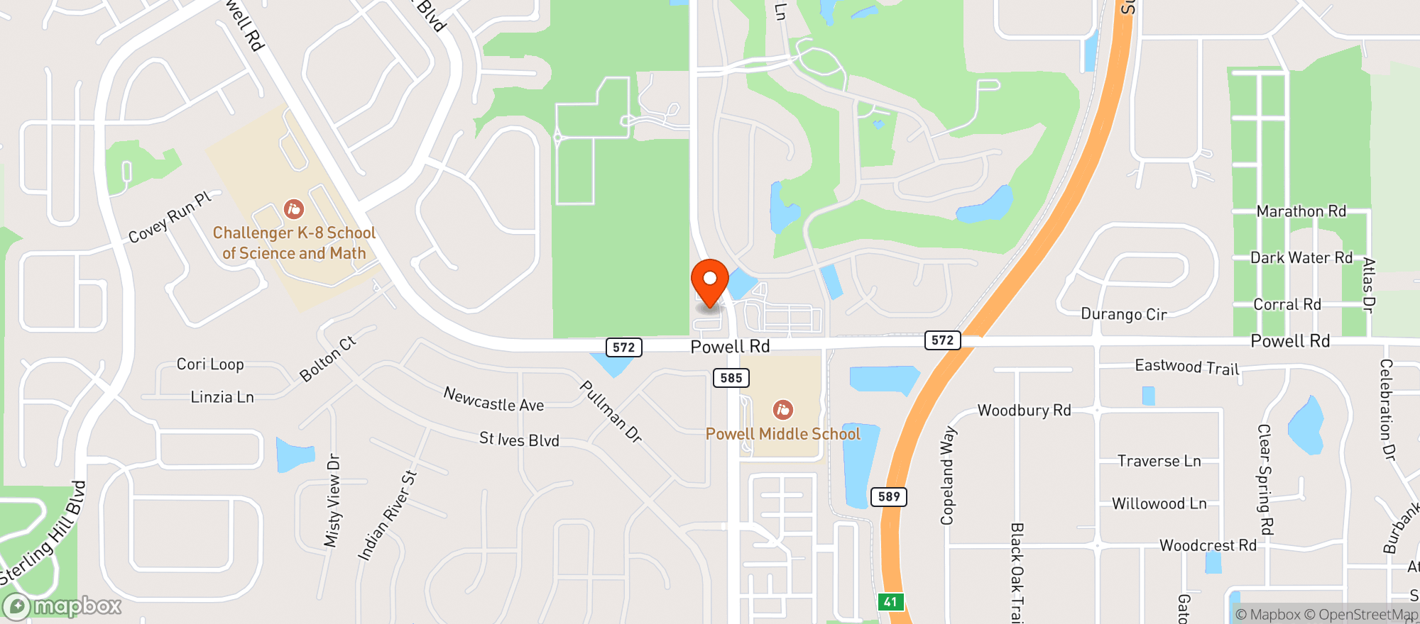 Map showing Circle K 2705992