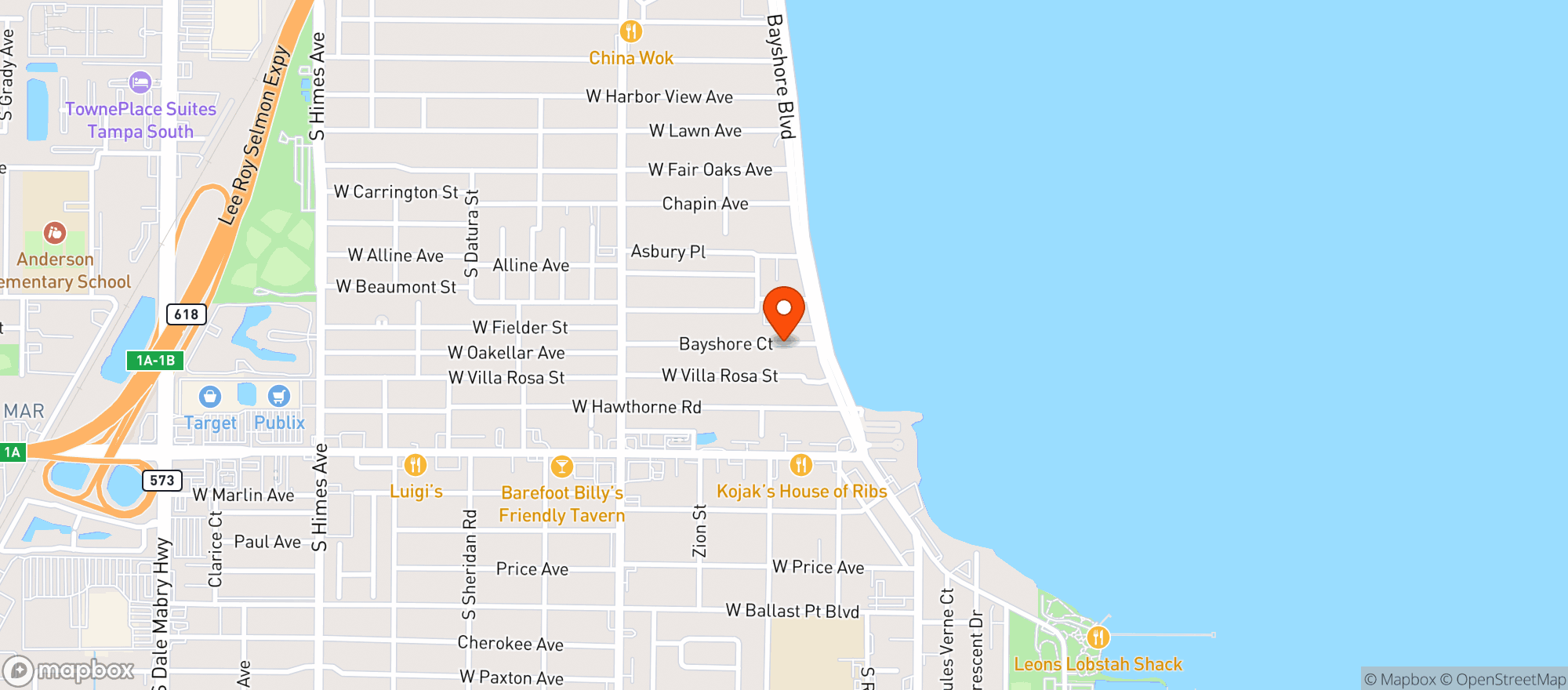 Map showing The Stovall House