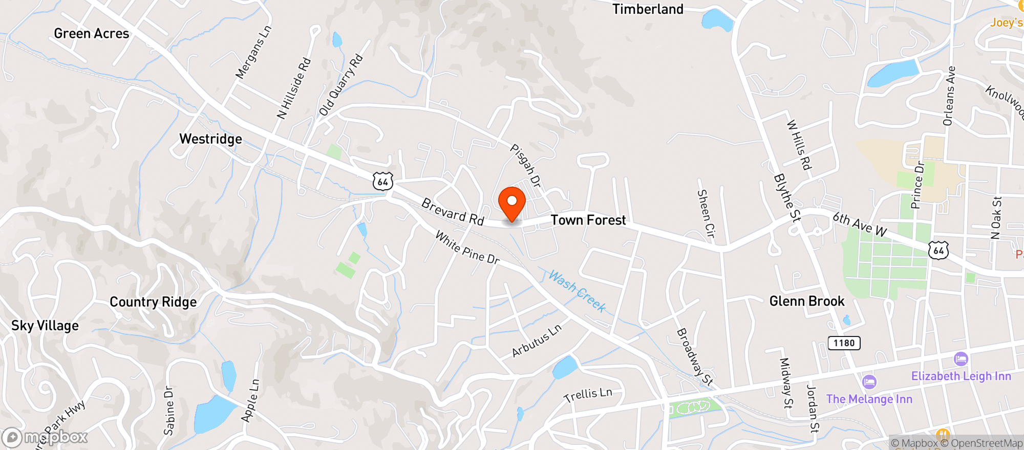 Map showing Ingles Supermarket