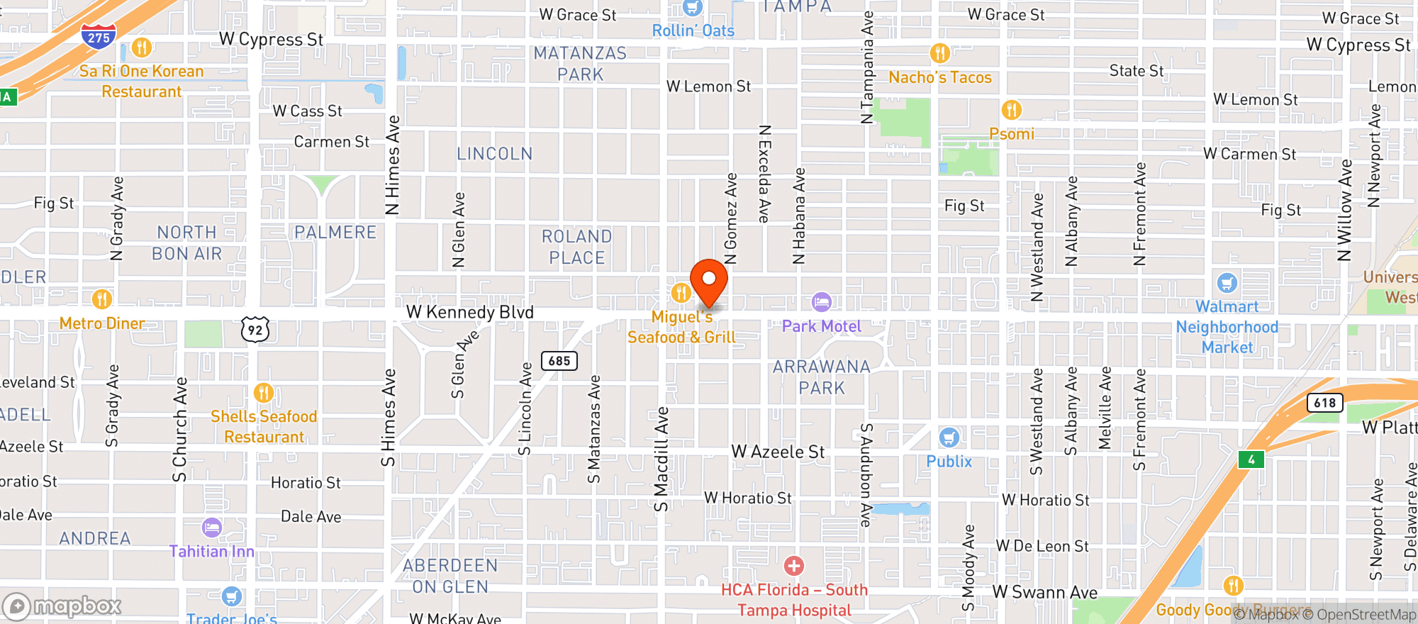 Map showing Abc Fine Wine & Spirits