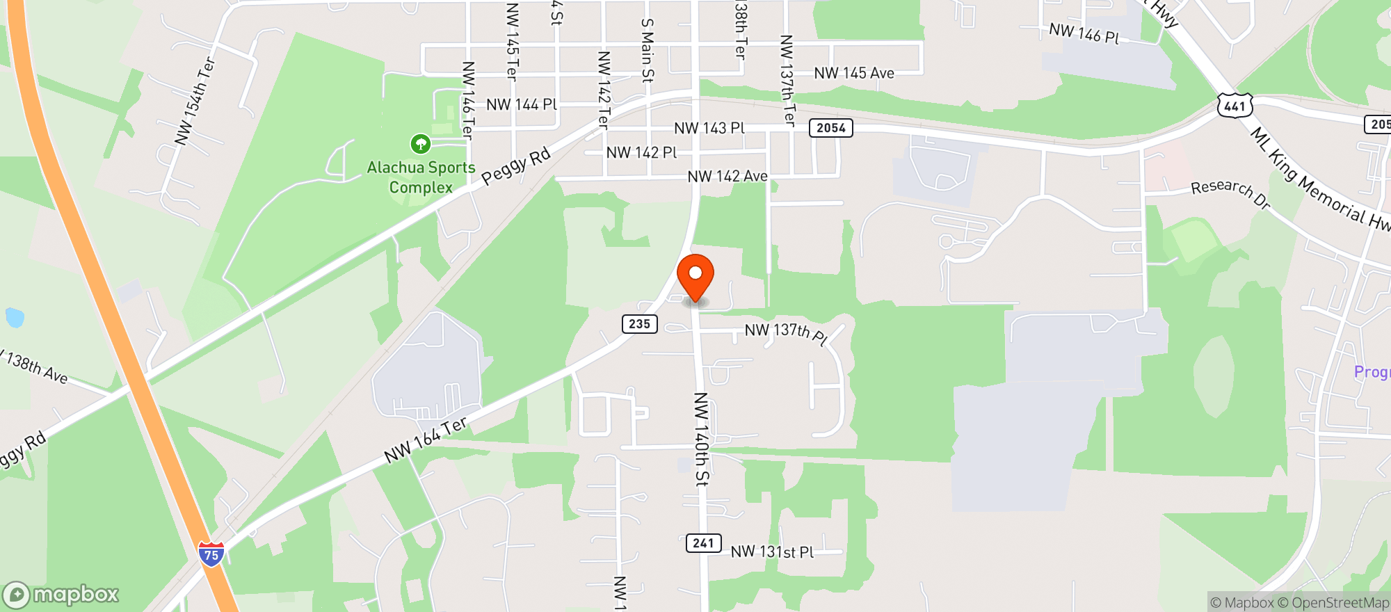 Map showing Sunstop