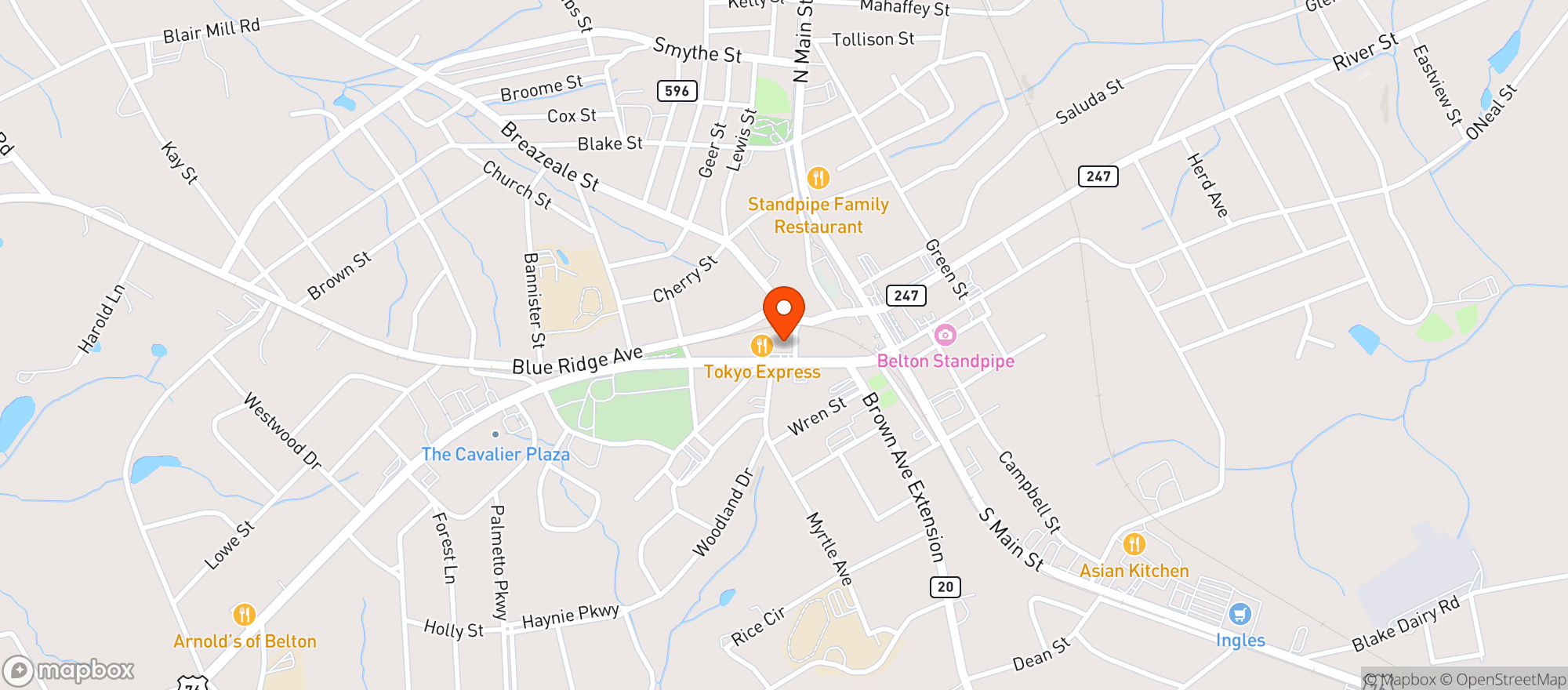 Map showing Swami Food Store #3