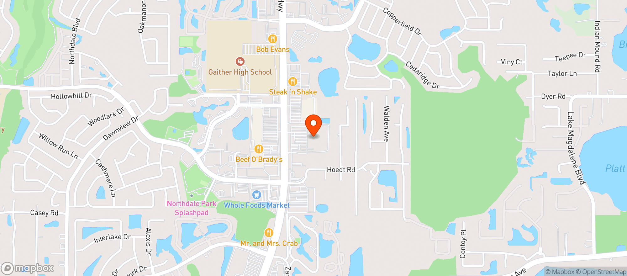 Map showing Sams Club #6401