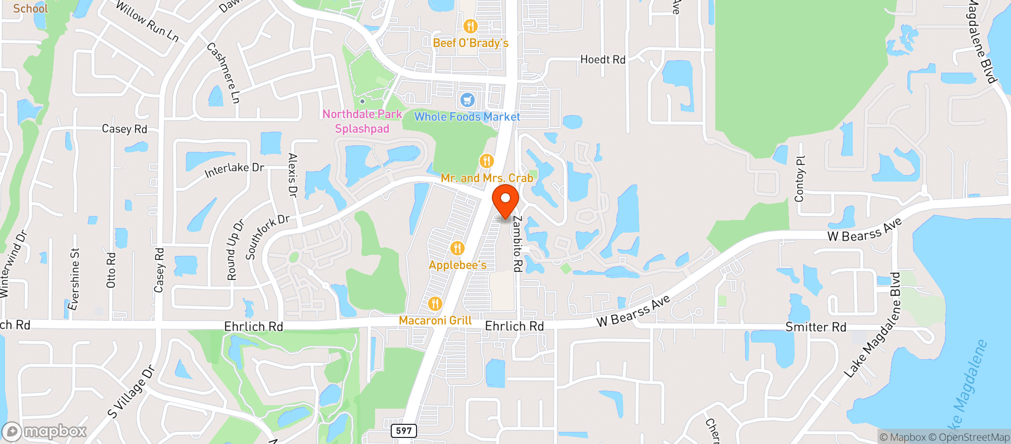 Map showing Right Price Liquors