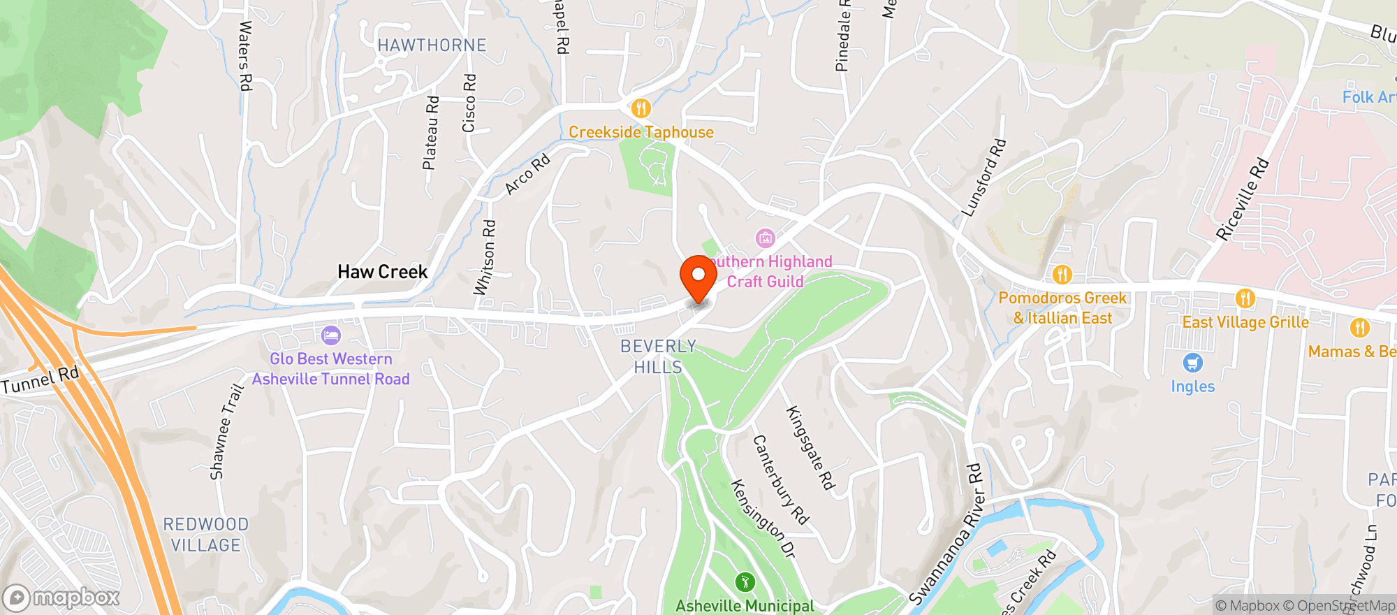 Map showing Quick Mart 3