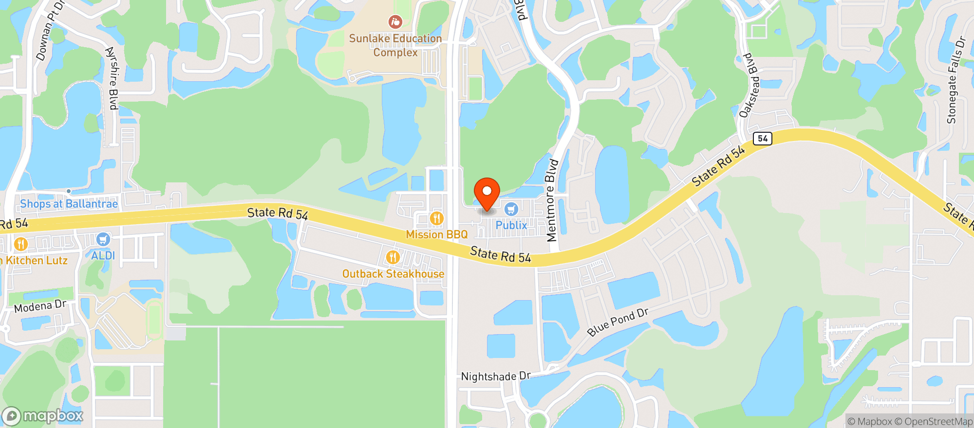 Map showing Beef O Bradys #01223
