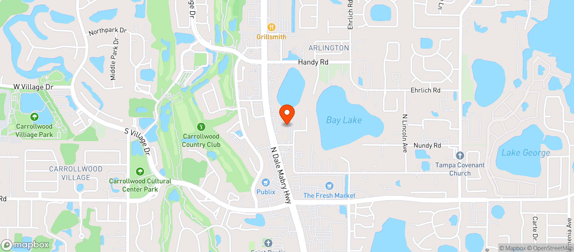 Map showing Bliss Wellness Market