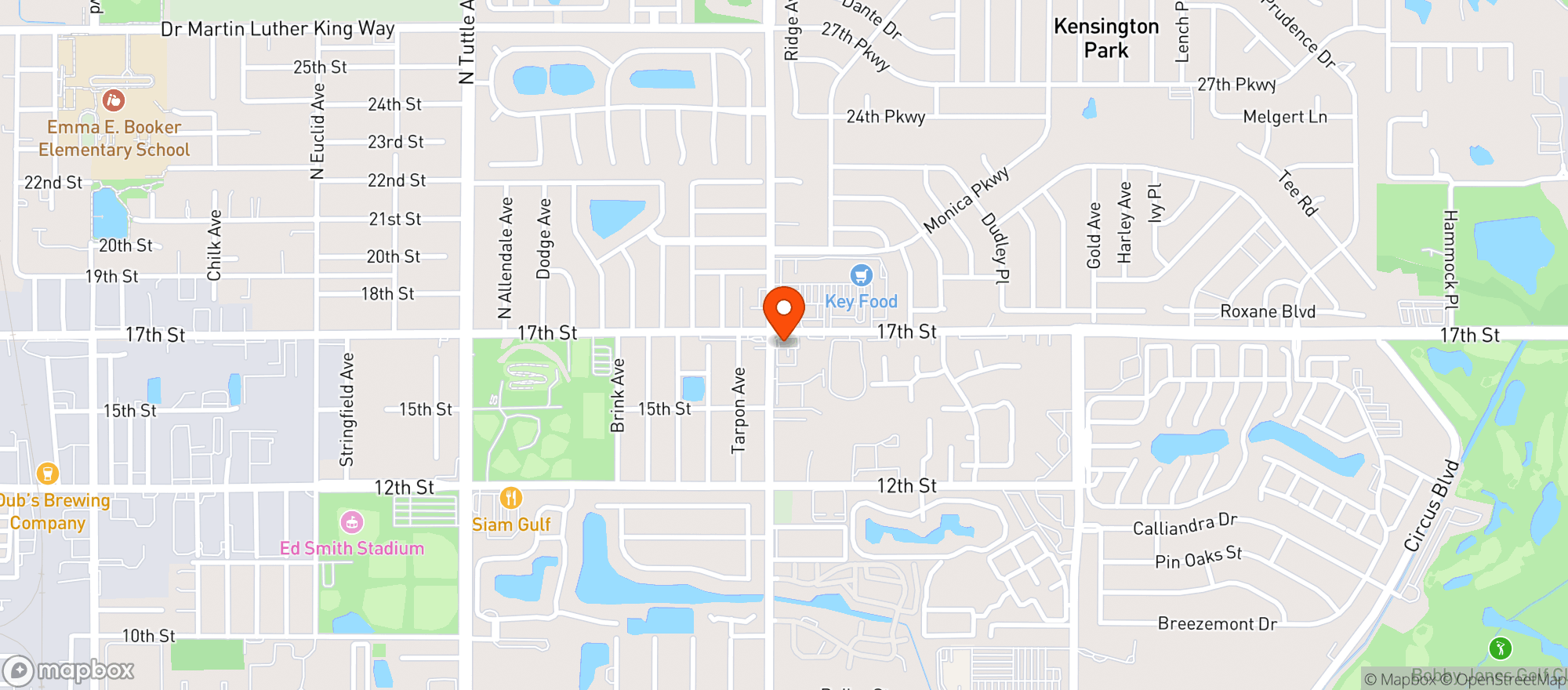 Map showing Star Food Mart