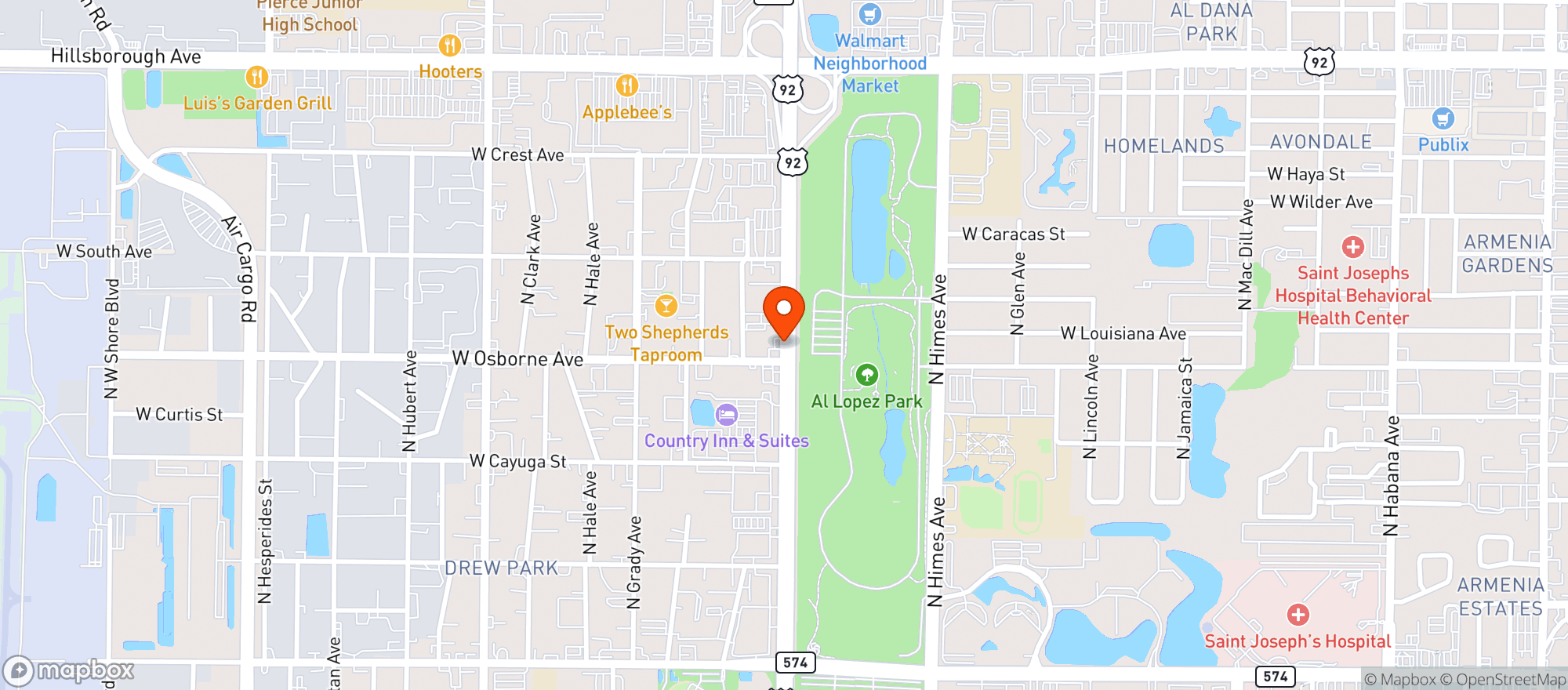 Map showing Exxon