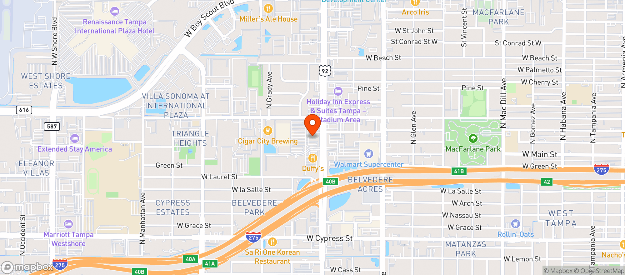 Map showing Total Wine & More