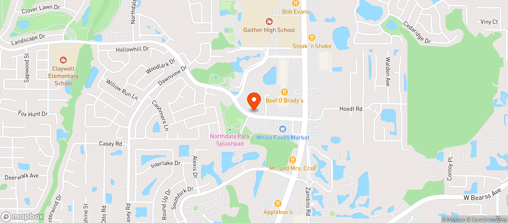 Map showing Maxs Mini Mart
