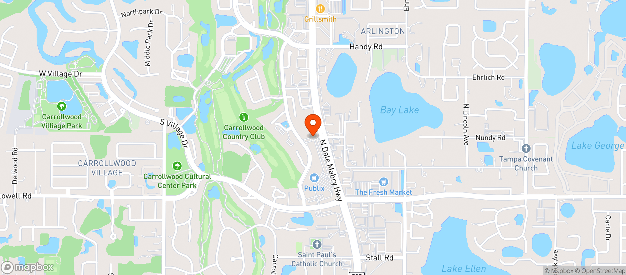 Map showing Bonefish Grill #7005
