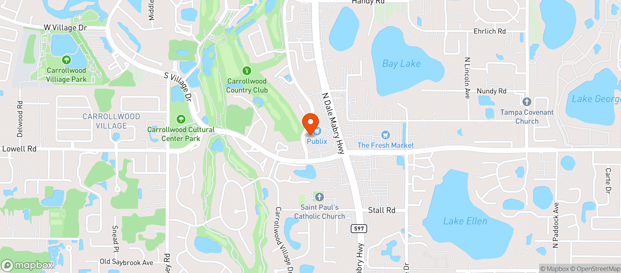 Map showing Melting Pot Restaurant #1
