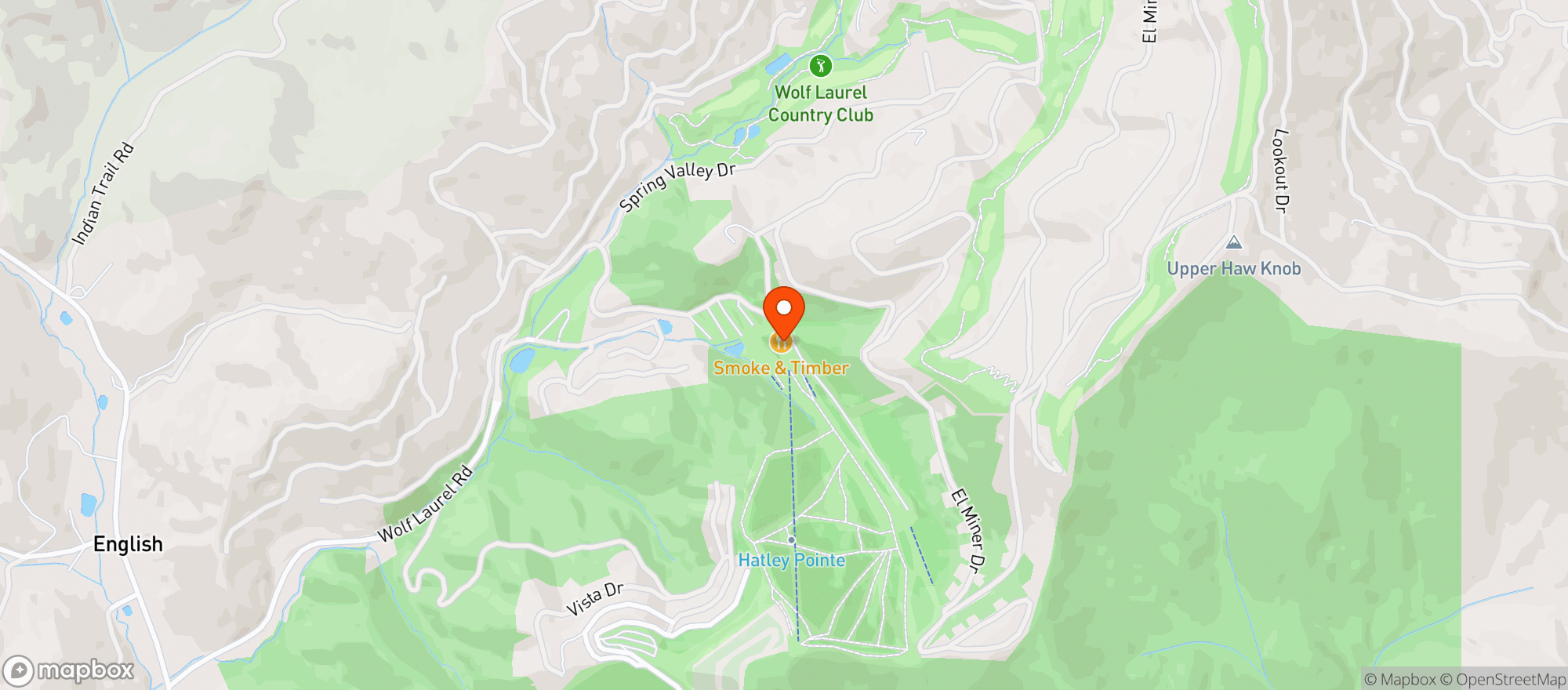 Map showing Smoke & Timber