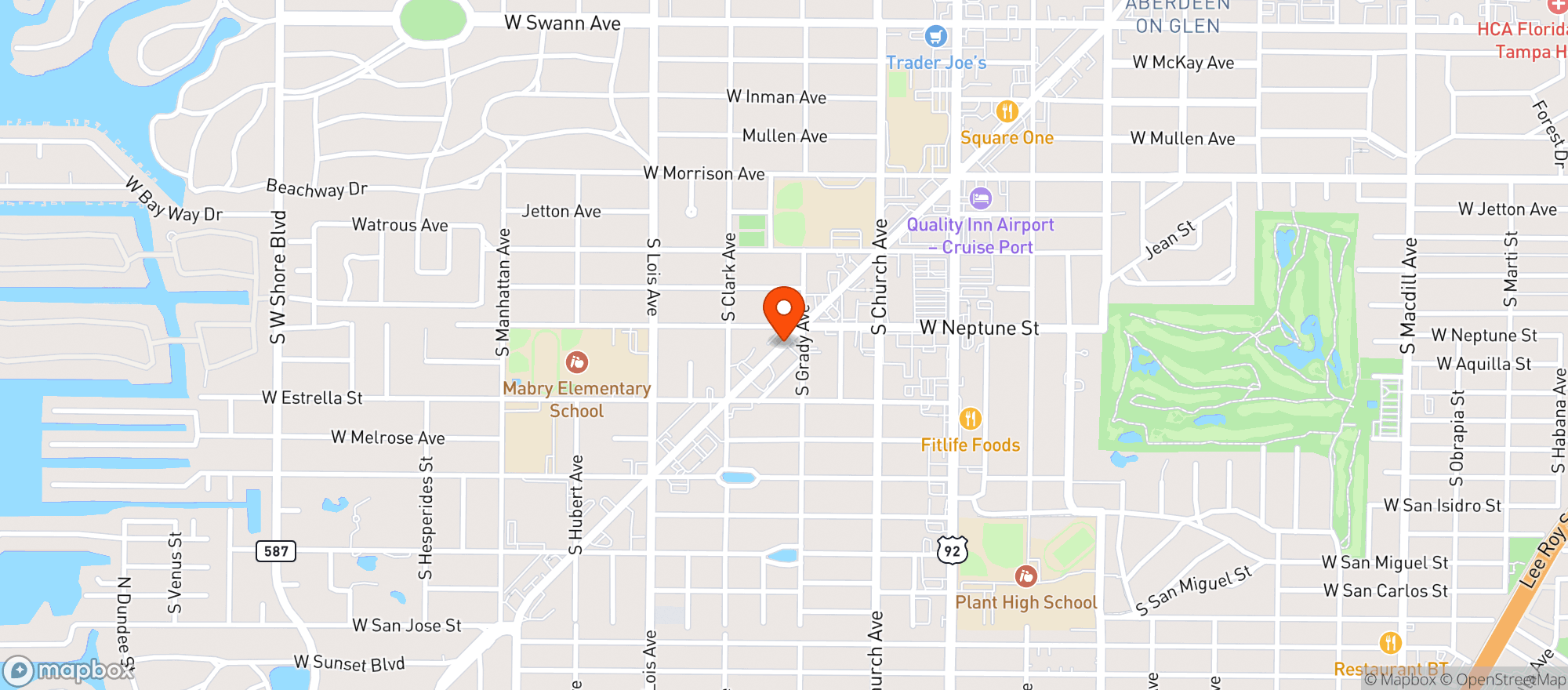 Map showing Streetlight Taco