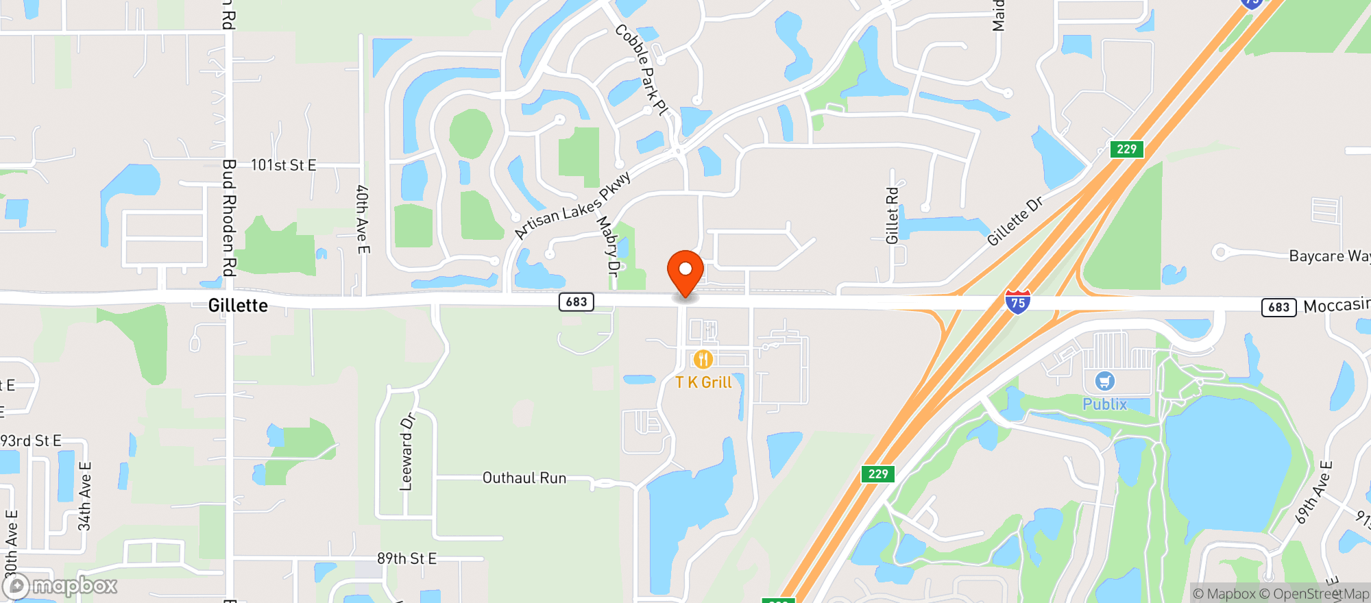 Map showing ABC Fine Wine & Spirits