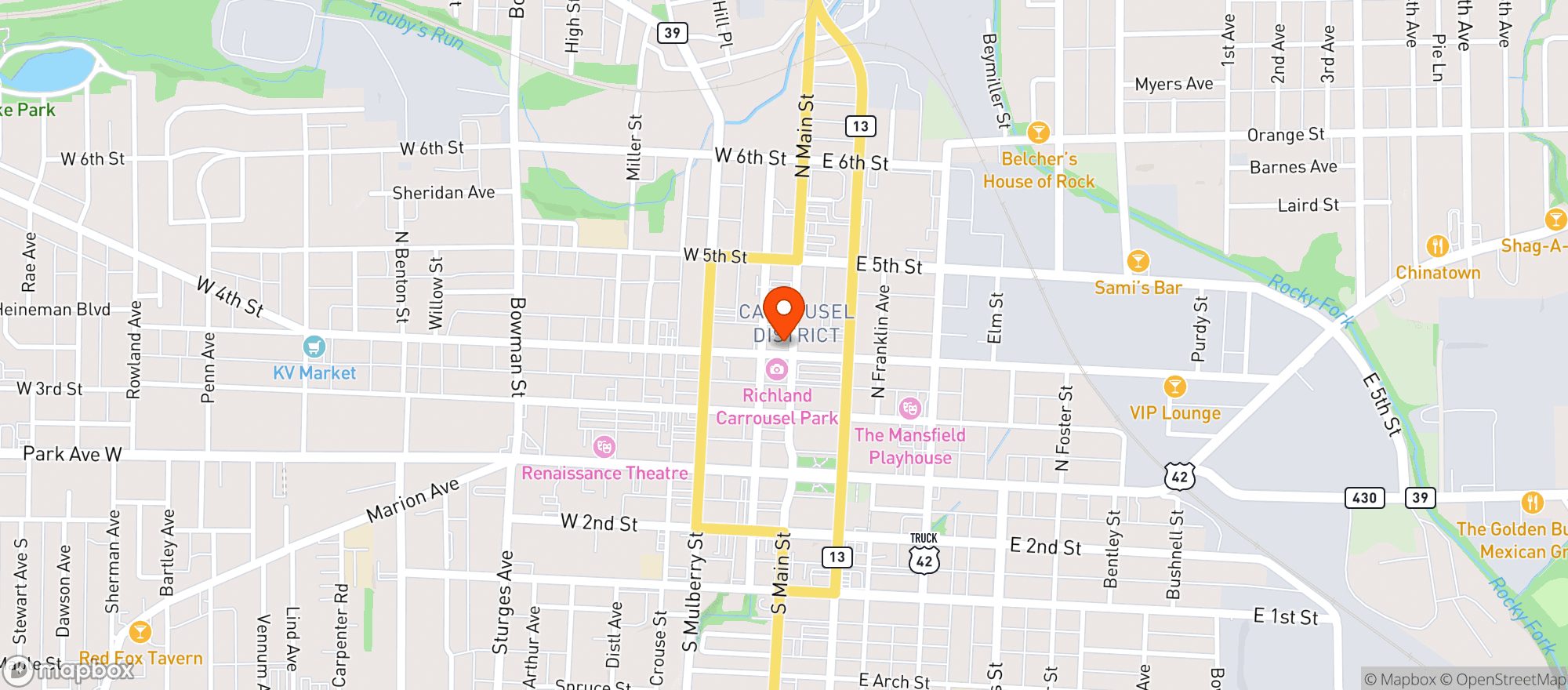 Map showing The 101 Tea Compnay