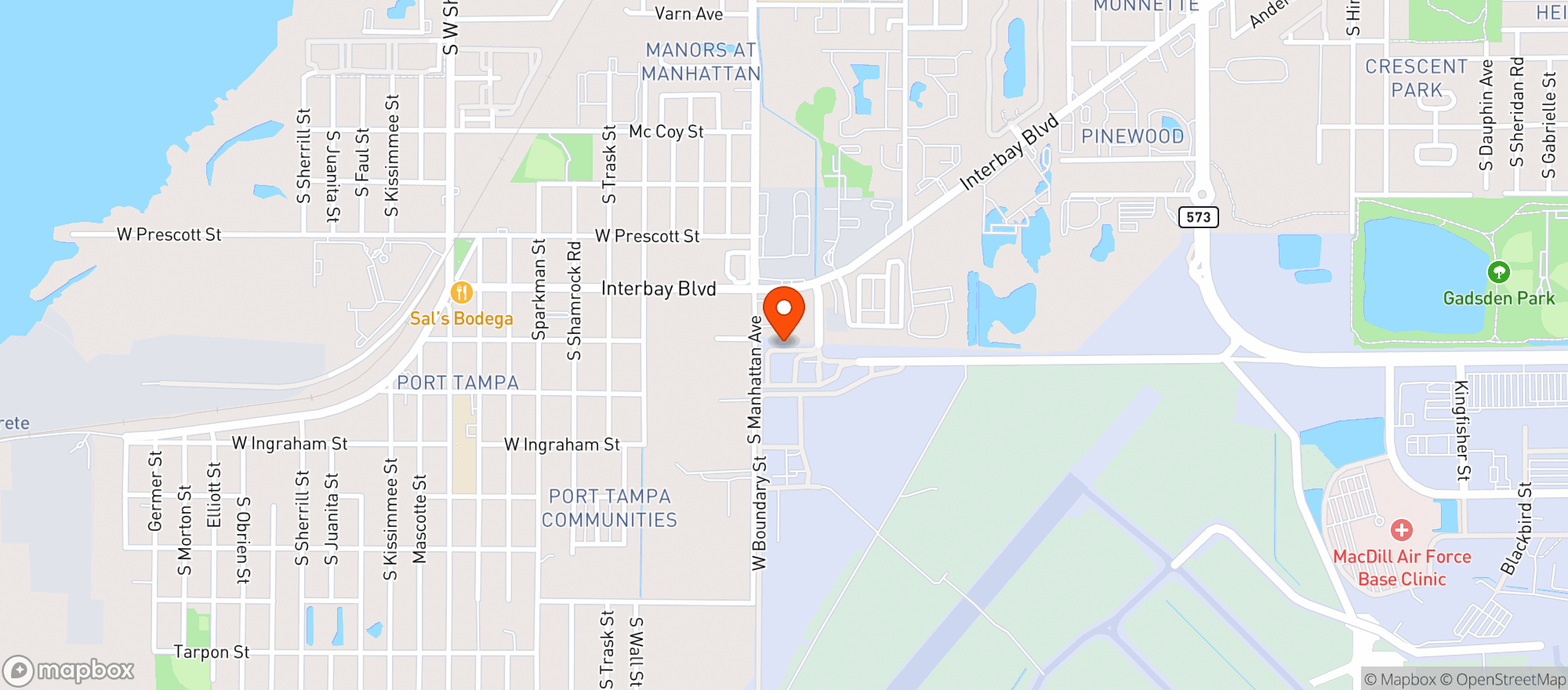 Map showing Gnc