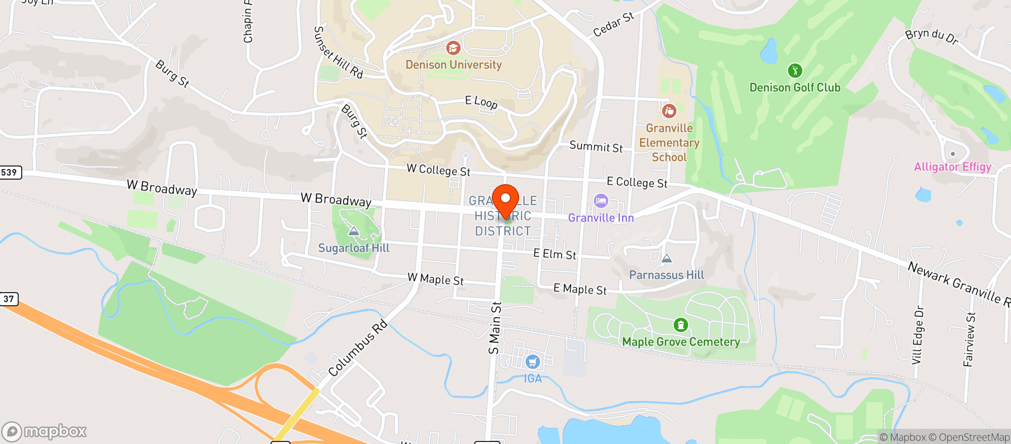 Map showing VILLAGE WINE CO
