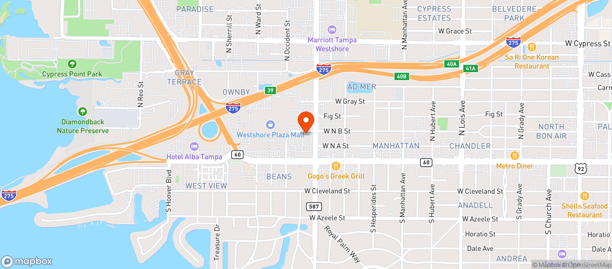 Map showing Seasons 52