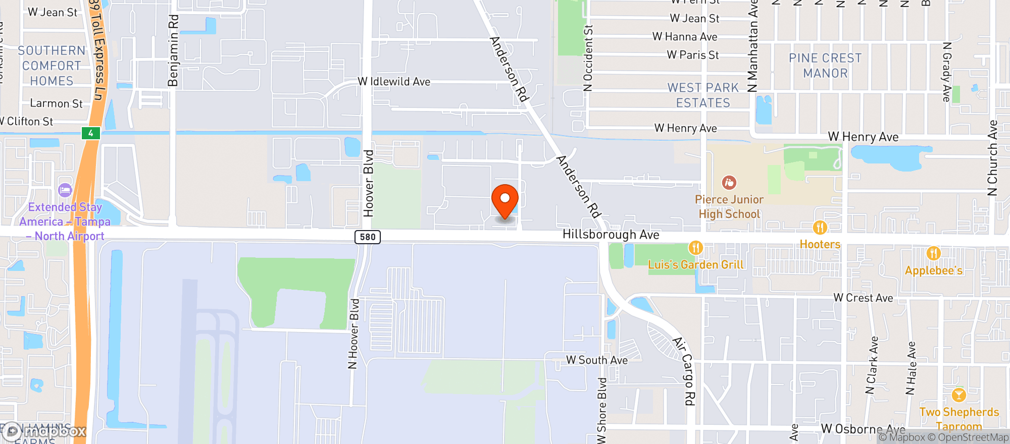 Map showing Qb Smoke Shop